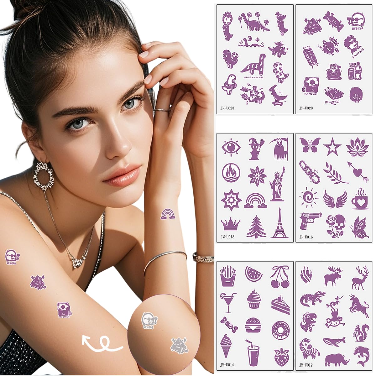 MAYCREATE® UV Detection Stickers for Sunscreen - 69 Count UV Detection Stickers, Know When to re-Apply Sunscreen, Sun Protection Reminder for Parents Adults Kids MAYCREATE® UV Detection Stickers for Sunscreen - 69 Count UV Detection Stickers, Know When to re-Apply Sunscreen, Sun Protection Reminder for Parents Adults Kids